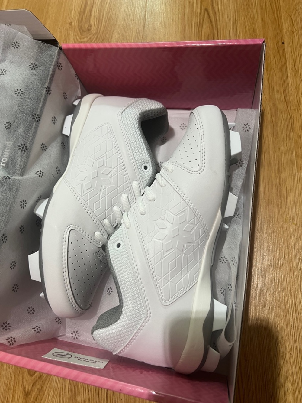 Rip-It Girls White Softball Cleats - Youth - Picture 3 of 6